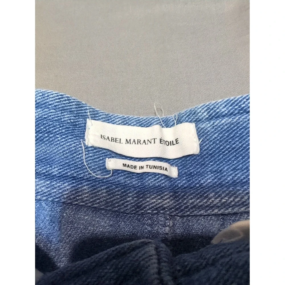 Isabel Marant Etoile Denim‎ Button Front Mini Skirt Women's Size 38